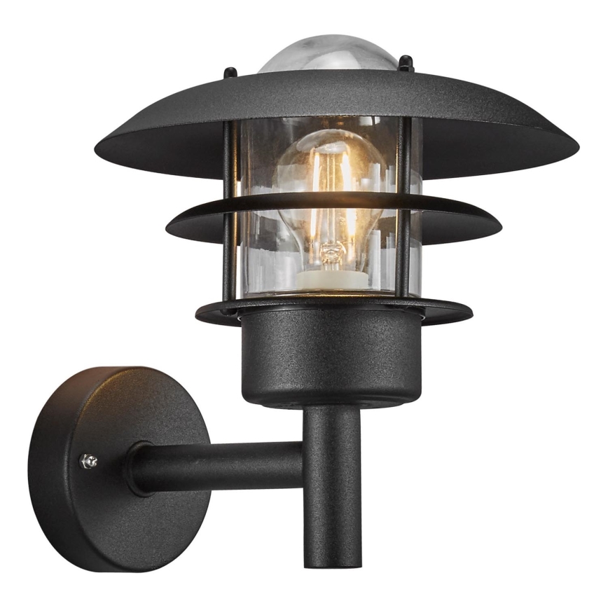 Nordlux - Vägglampa för utomhusbruk NOIR 1xE27/60W/230V IP44