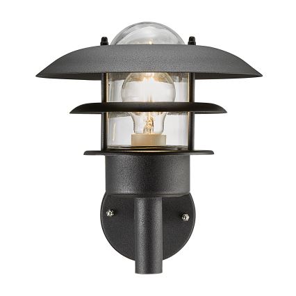 Nordlux - Vägglampa för utomhusbruk NOIR 1xE27/60W/230V IP44