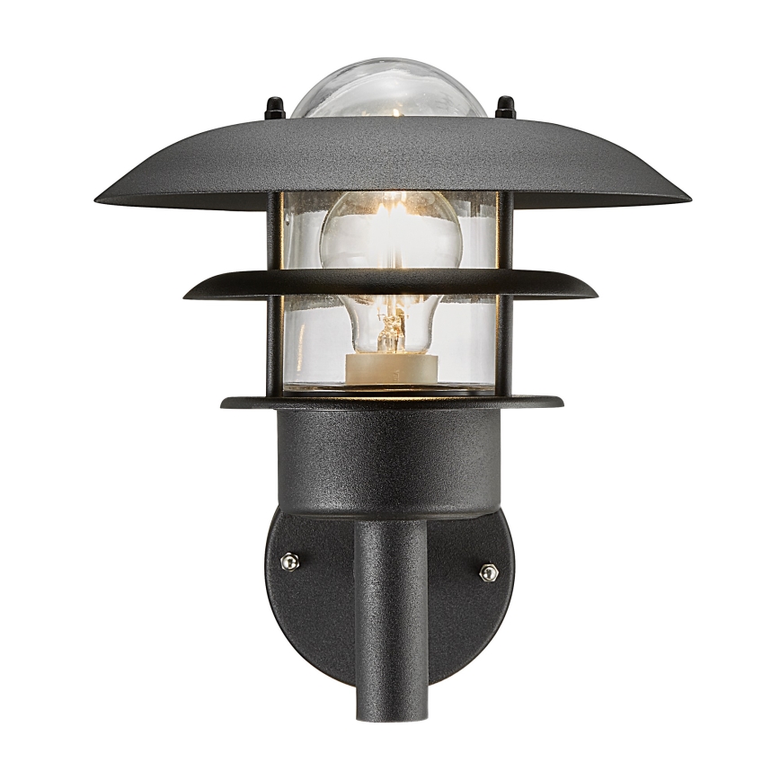 Nordlux - Vägglampa för utomhusbruk NOIR 1xE27/60W/230V IP44