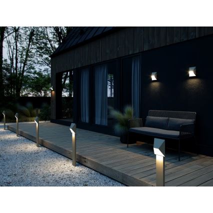 Nordlux - Vägglampa för utomhusbruk PONTIO 1xGU10/25W/230V grädde