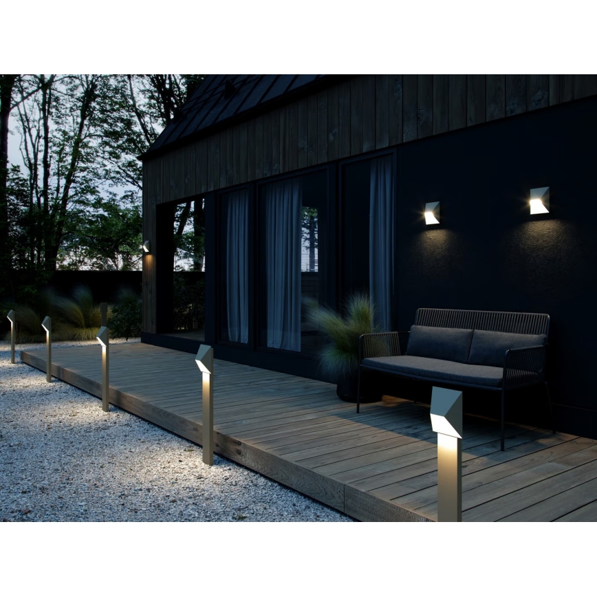 Nordlux - Vägglampa för utomhusbruk PONTIO 1xGU10/25W/230V grädde