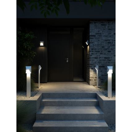Nordlux - Vägglampa för utomhusbruk PONTIO 1xGU10/25W/230V vit