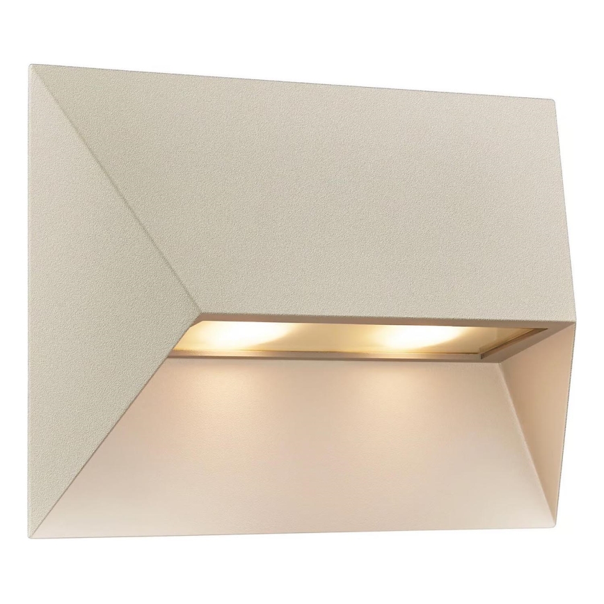 Nordlux - Vägglampa för utomhusbruk PONTIO 2xGU10/25W/230V IP54 grädde