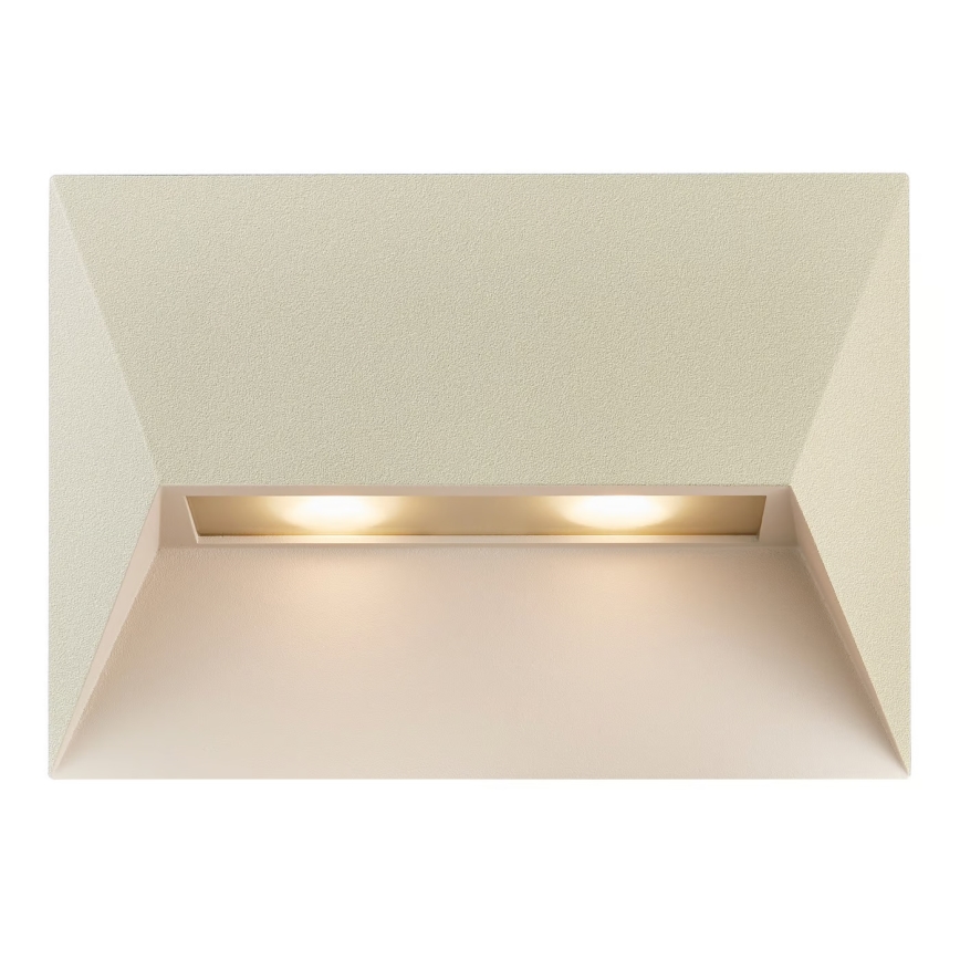 Nordlux - Vägglampa för utomhusbruk PONTIO 2xGU10/25W/230V IP54 grädde