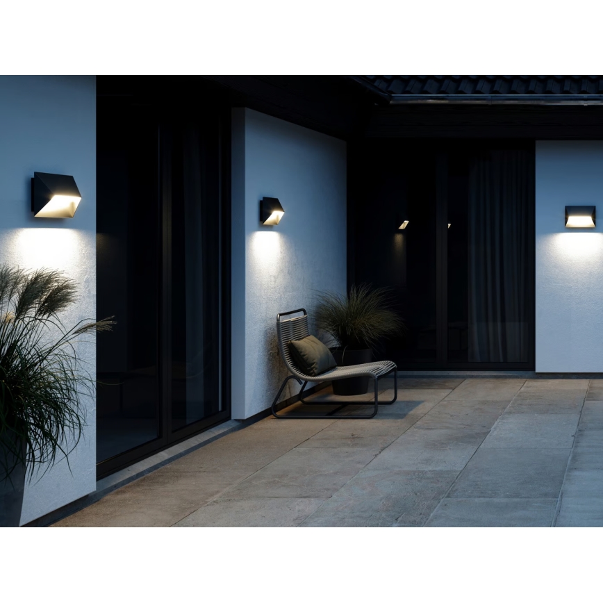 Nordlux - Vägglampa för utomhusbruk PONTIO 2xGU10/25W/230V IP54 vit