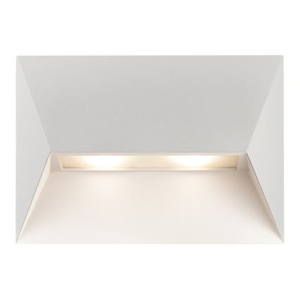 Nordlux - Vägglampa för utomhusbruk PONTIO 2xGU10/25W/230V IP54 vit