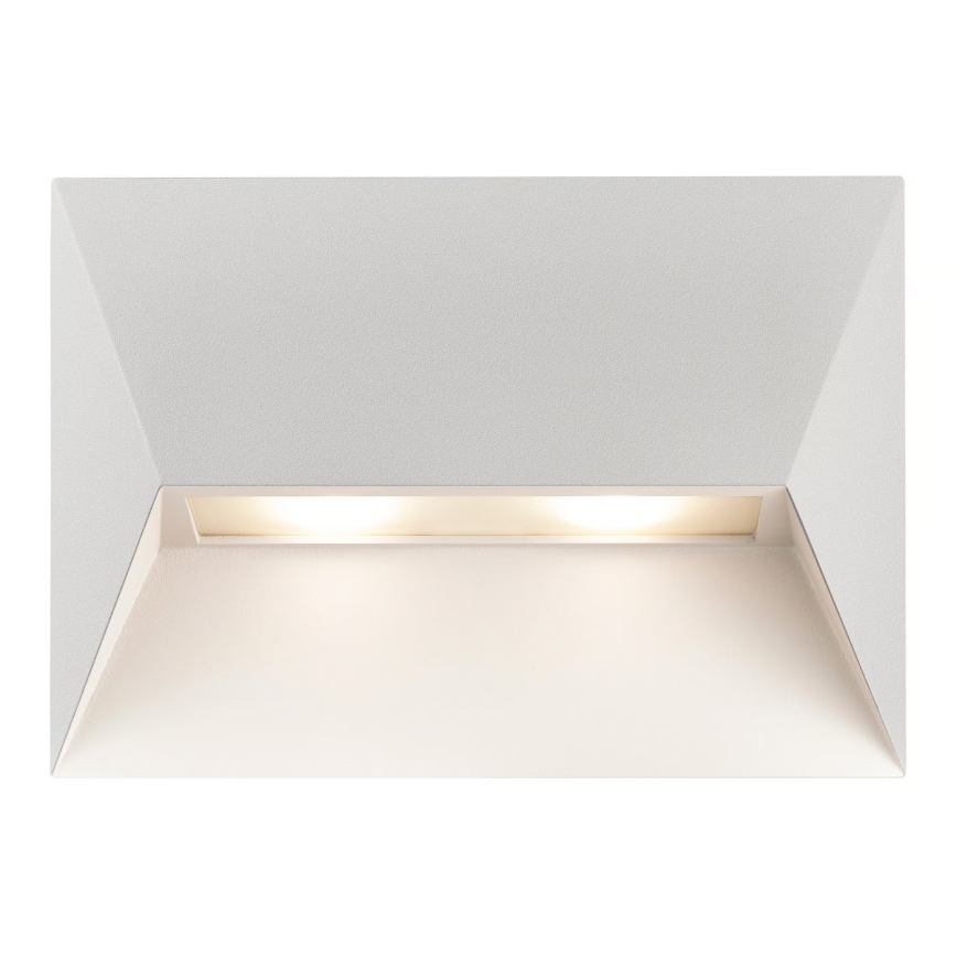 Nordlux - Vägglampa för utomhusbruk PONTIO 2xGU10/25W/230V IP54 vit