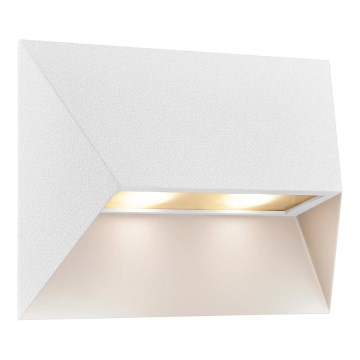Nordlux - Vägglampa för utomhusbruk PONTIO 2xGU10/25W/230V IP54 vit