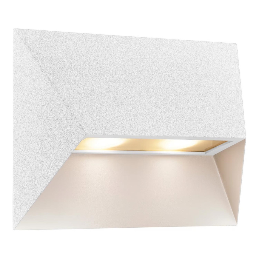Nordlux - Vägglampa för utomhusbruk PONTIO 2xGU10/25W/230V IP54 vit