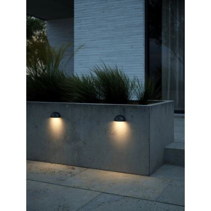 Nordlux - Vägglampa för utomhusbruk SCORPIUS 1xE14/15W/230V IP44 svart