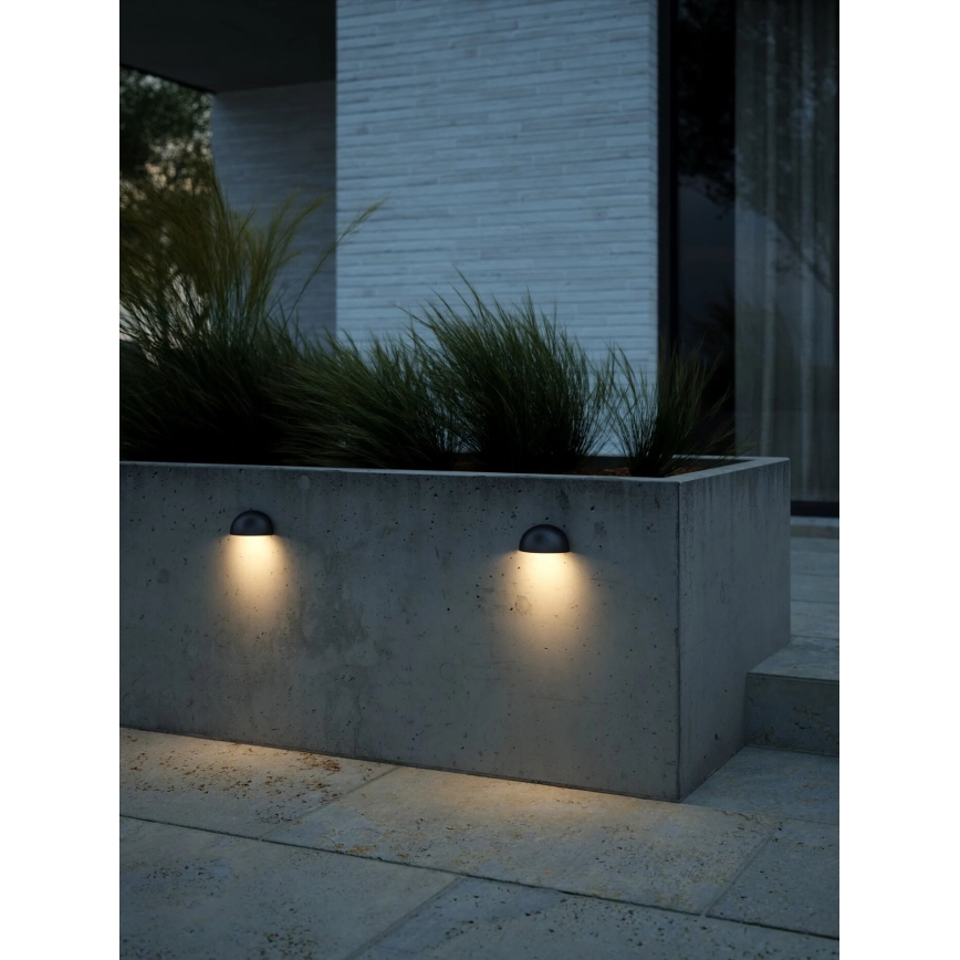 Nordlux - Vägglampa för utomhusbruk SCORPIUS 1xE14/15W/230V IP44 svart