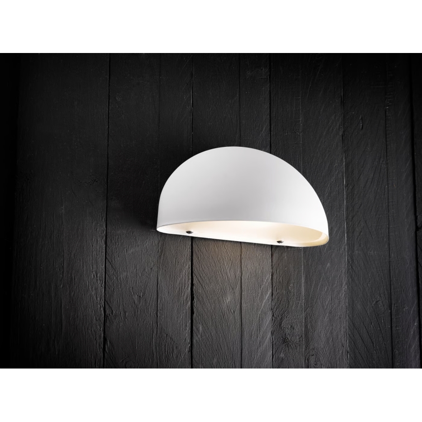 Nordlux - Vägglampa för utomhusbruk SCORPIUS 1xE14/40W/230V IP33 vit