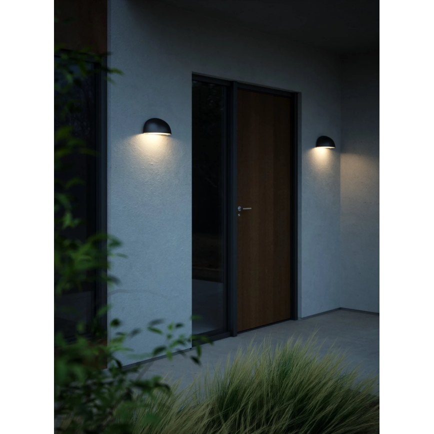 Nordlux - Vägglampa för utomhusbruk SCORPIUS 1xE27/25W/230V IP44 svart