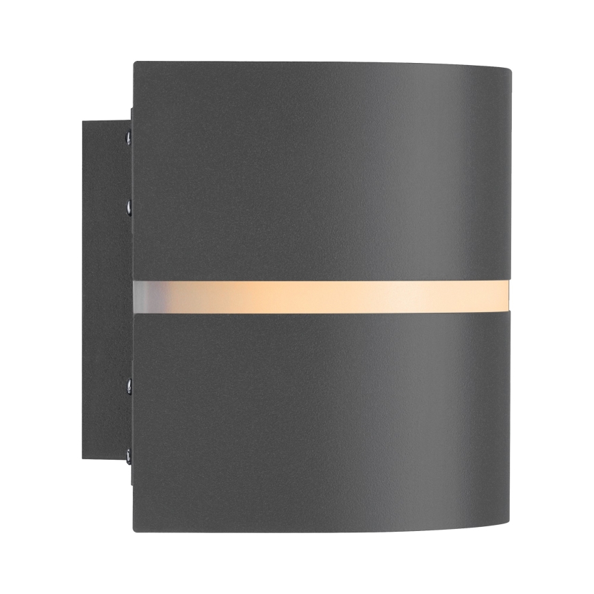 Nordlux - Vägglampa för utomhusbruk SIBELIS 1xE27/10W/230V IP44 antracit