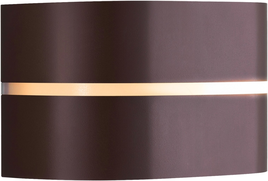 Nordlux - Vägglampa för utomhusbruk SIBELIS 1xE27/10W/230V IP44 brun