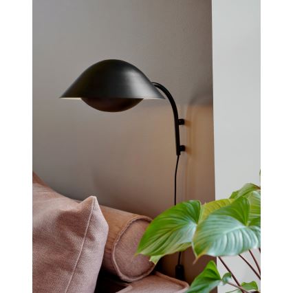 Nordlux - Vägglampa FREYA 1xE14/40W/230V svart