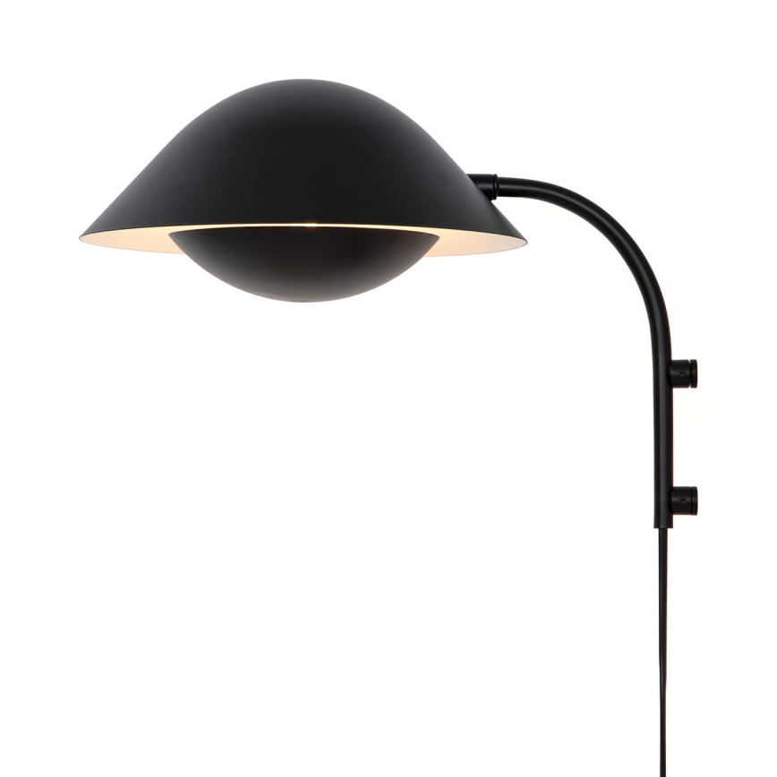 Nordlux - Vägglampa FREYA 1xE14/40W/230V svart