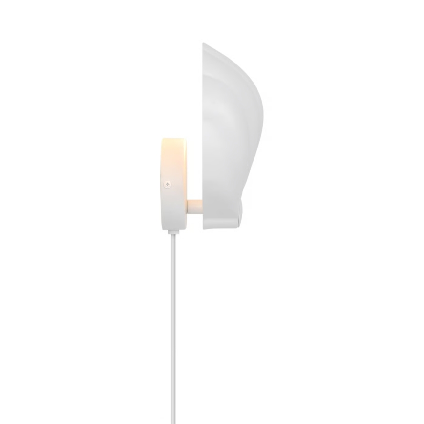 Nordlux - Vägglampa KONCHI 1xE14/25W/230V vit