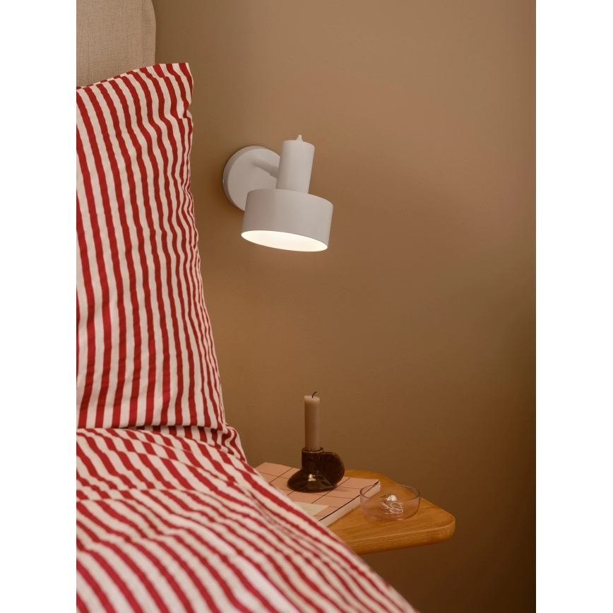 Nordlux - Vägglampa MATIS 1xE27/15W/230V vit