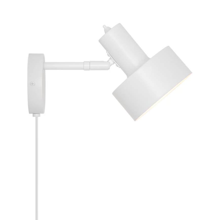 Nordlux - Vägglampa MATIS 1xE27/15W/230V vit