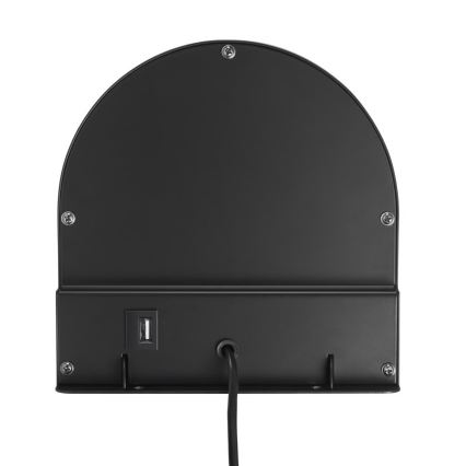 Nordlux - Vägglampa med hylla CODY 1xGU10/15W/230V svart