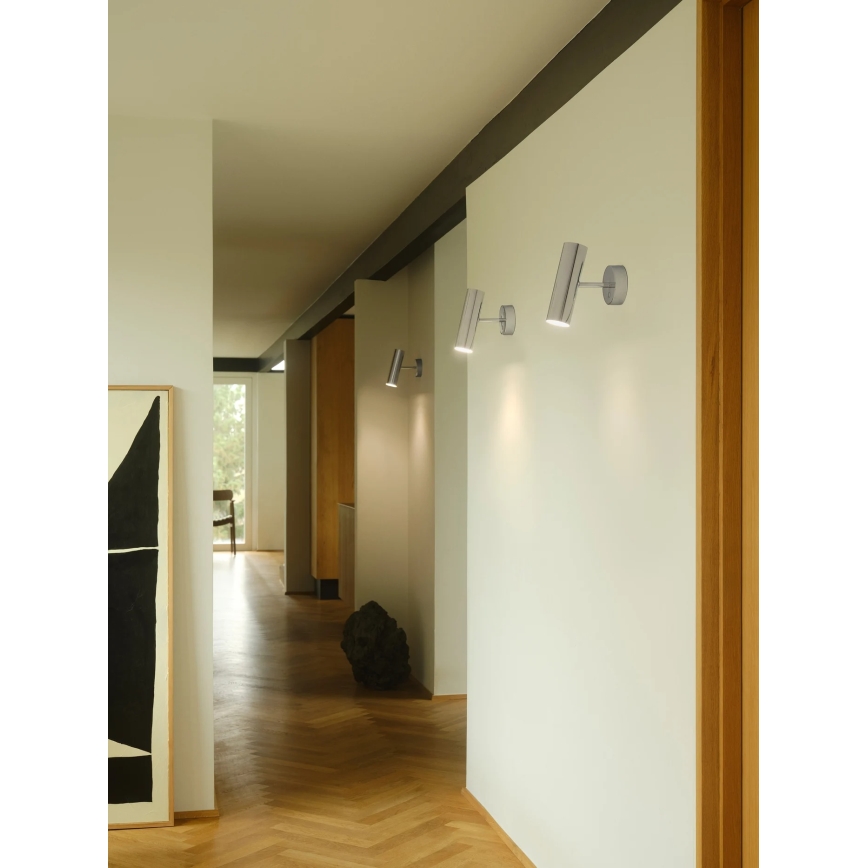 Nordlux - Väggspotlight MIB 1xGU10/20W/230V blank krom