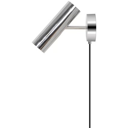 Nordlux - Väggspotlight MIB 1xGU10/20W/230V blank krom