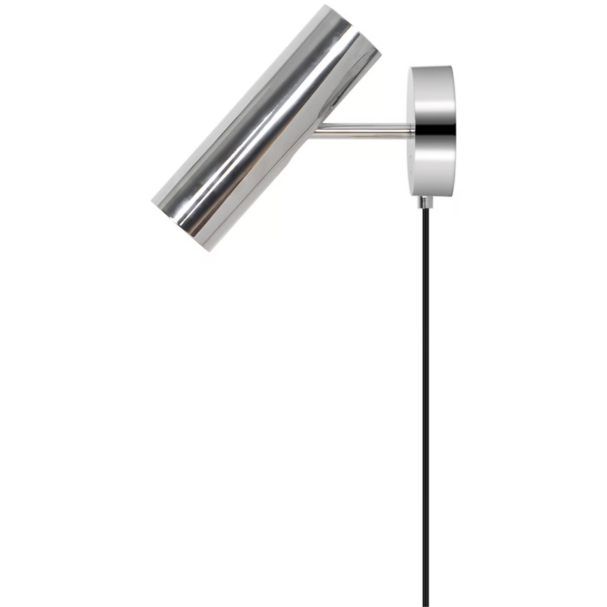 Nordlux - Väggspotlight MIB 1xGU10/20W/230V blank krom