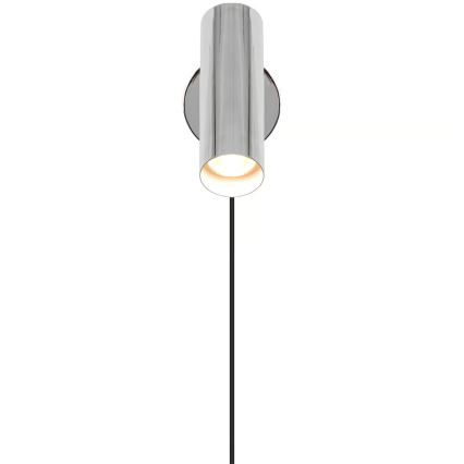 Nordlux - Väggspotlight MIB 1xGU10/20W/230V blank krom