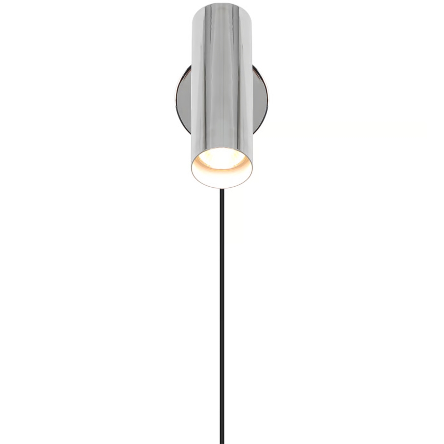Nordlux - Väggspotlight MIB 1xGU10/20W/230V blank krom