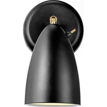 Nordlux - Vägglampa NEXUS 1xGU10/6W/230V svart