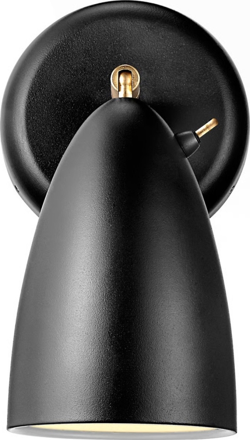 Nordlux - Vägglampa NEXUS 1xGU10/6W/230V svart
