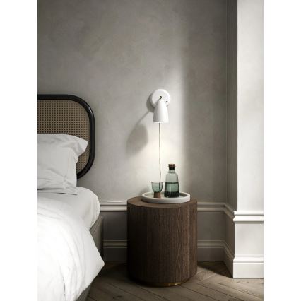 Nordlux - Vägglampa NEXUS 1xGU10/6W/230V vit