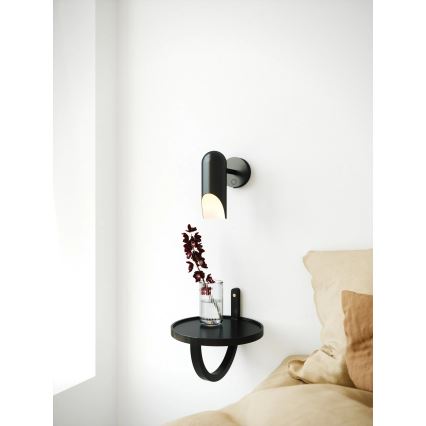Nordlux - Vägglampa ROCHELLE 1xGU10/8W/230V svart