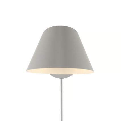 Nordlux - Vägglampa STAY 1xE27/60W/230V grå