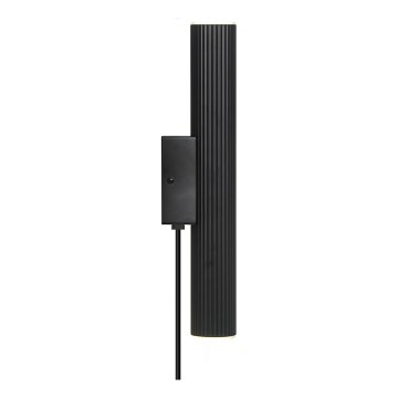 Nordlux - Vägglampa VICO 2xGU10/5W/230V svart