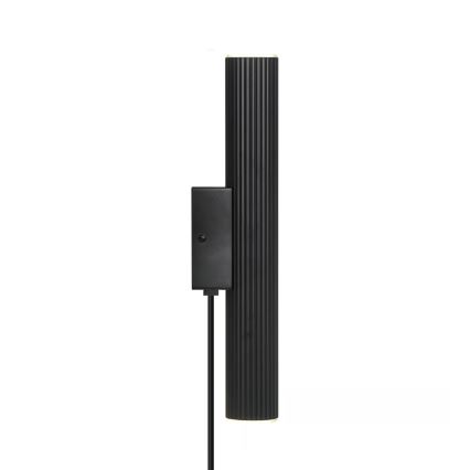 Nordlux - Vägglampa VICO 2xGU10/5W/230V svart