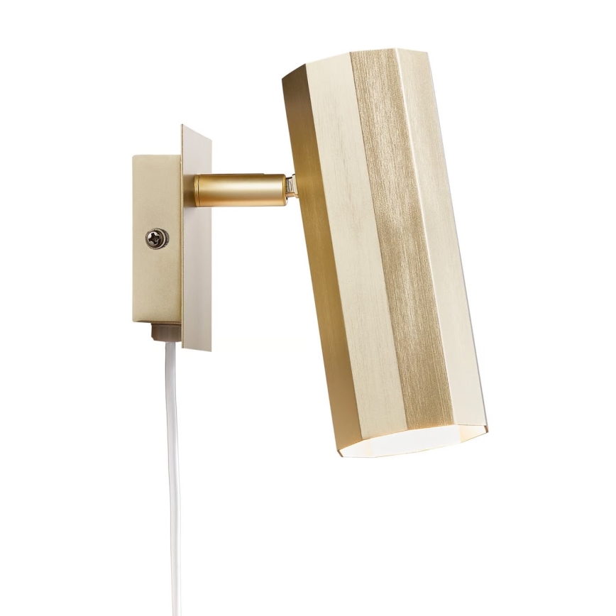 Nordlux - Väggspotlight ALANIS 1xGU10/15W/230V guld