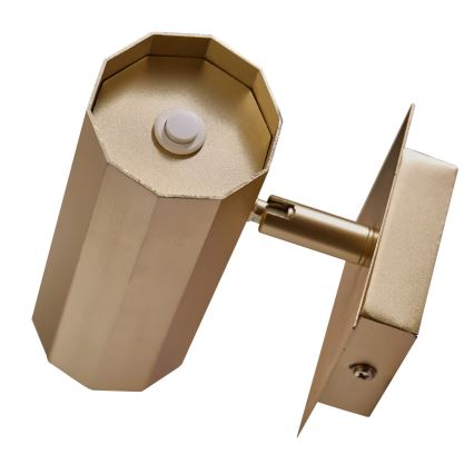 Nordlux - Väggspotlight ALANIS 1xGU10/15W/230V guld