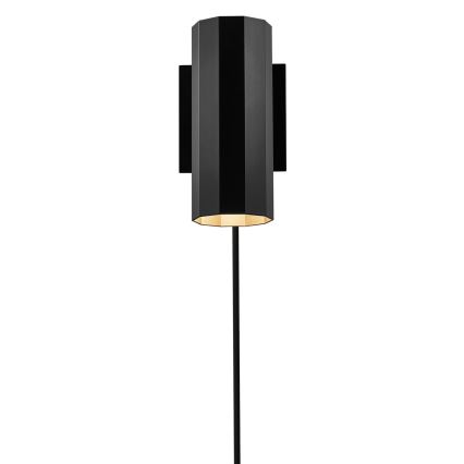 Nordlux - Väggspotlight ALANIS 1xGU10/15W/230V svart