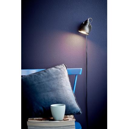 Nordlux - Väggspotlight ASLAK 1xGU10/35W/230V svart