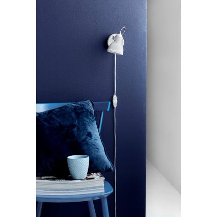 Nordlux - Väggspotlight ASLAK 1xGU10/35W/230V vit