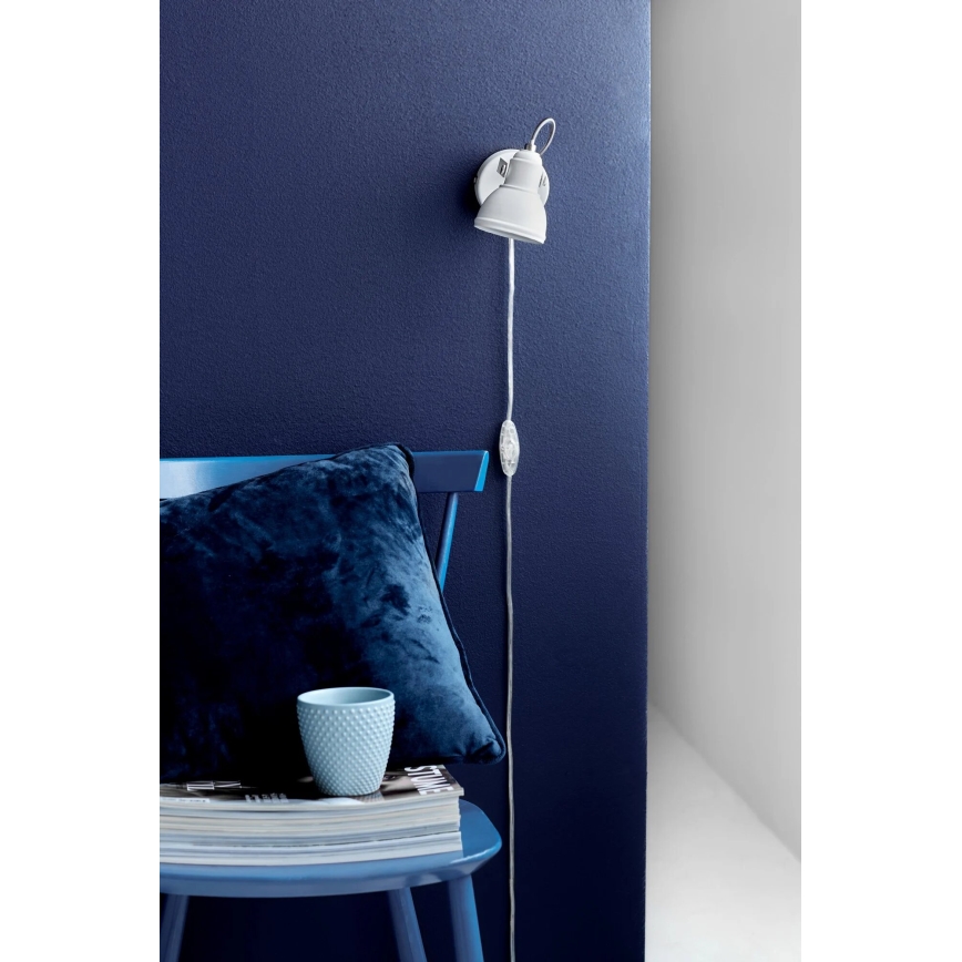Nordlux - Väggspotlight ASLAK 1xGU10/35W/230V vit
