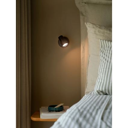 Nordlux - Väggspotlight BOSTON 1xGU10/5W/230V svart