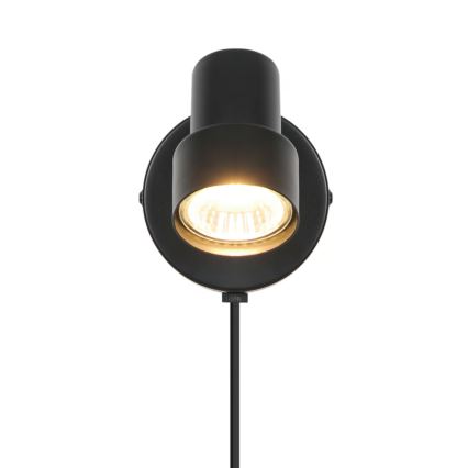 Nordlux - Väggspotlight BOSTON 1xGU10/5W/230V svart