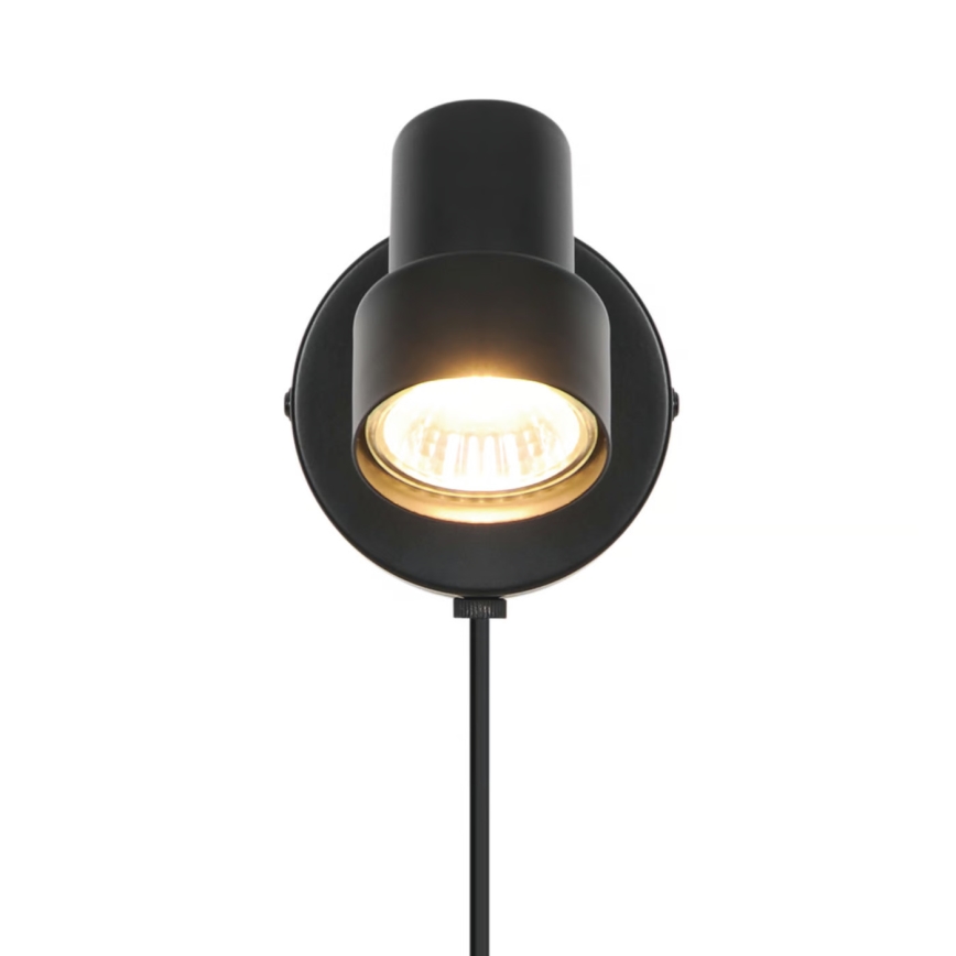 Nordlux - Väggspotlight BOSTON 1xGU10/5W/230V svart