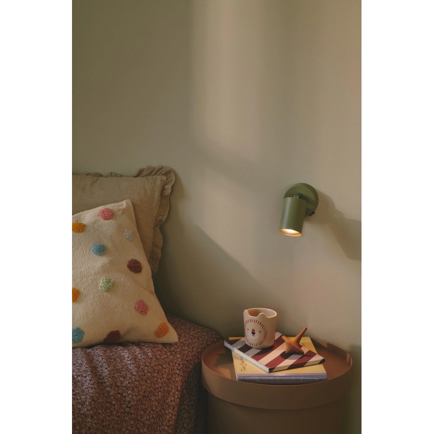 Nordlux - Väggspotlight EXPLORE 1xGU10/7W/230V grön