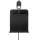 Nordlux - Väggspotlight med hylla och USB ROOMI 1xGU10/8W/230V svart