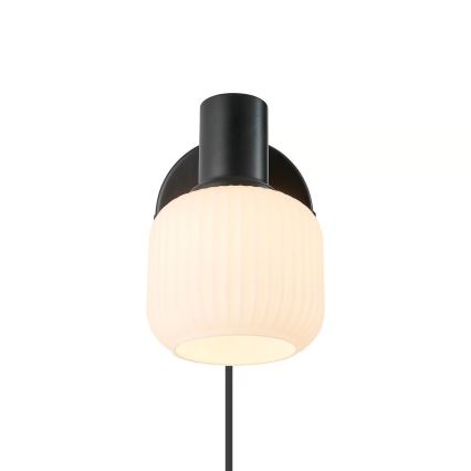 Nordlux - Väggspotlight MILFORD 1xE14/10W/230V svart