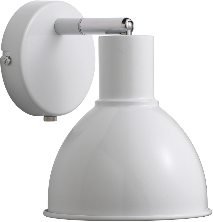 Nordlux - Väggspotlight POP 1xE27/18W/230V vit